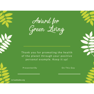 Green Living Award