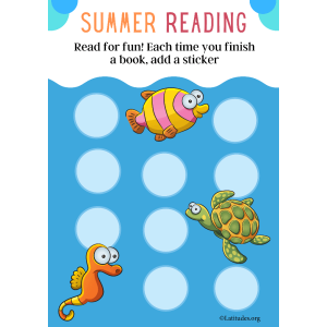 Summer Reading Sticker Chart