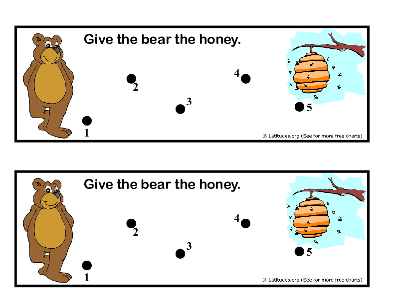 Give Bear Honey Behavior Chart