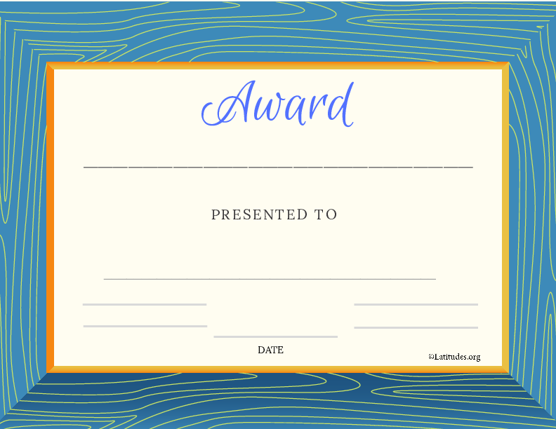 Generic Large Border Award