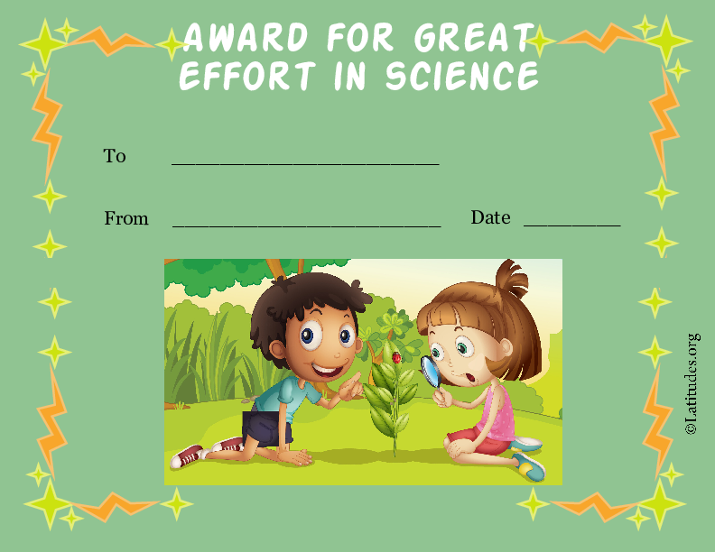 Great Effort in Science Award