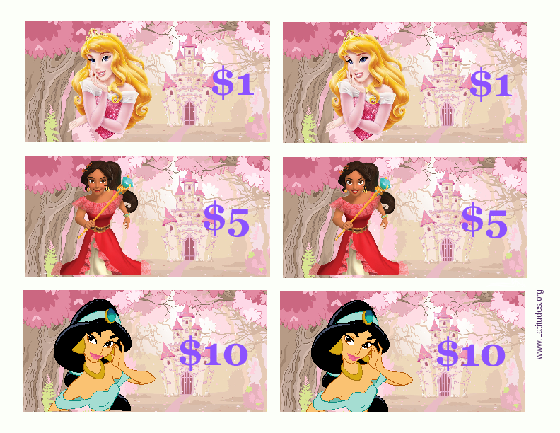 Princess Play Dollars